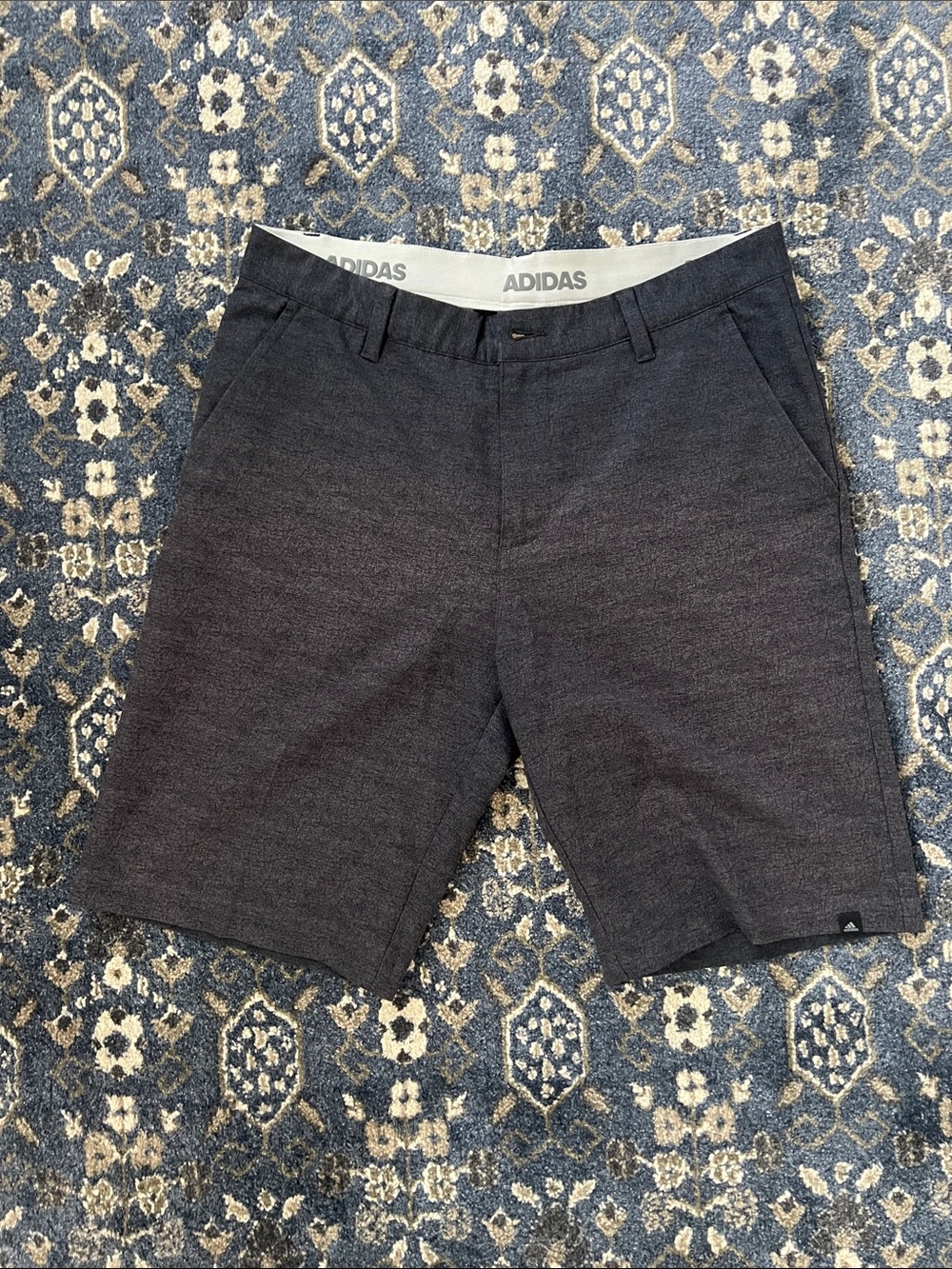 Adidas Men’s Dark Gray Lightweight Golf Shorts